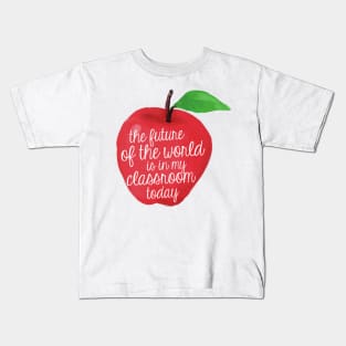 The Future of the World Apple Kids T-Shirt